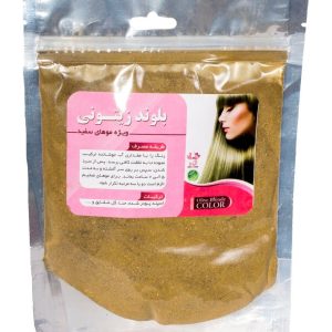 رنگ مو بلوند زیتونی